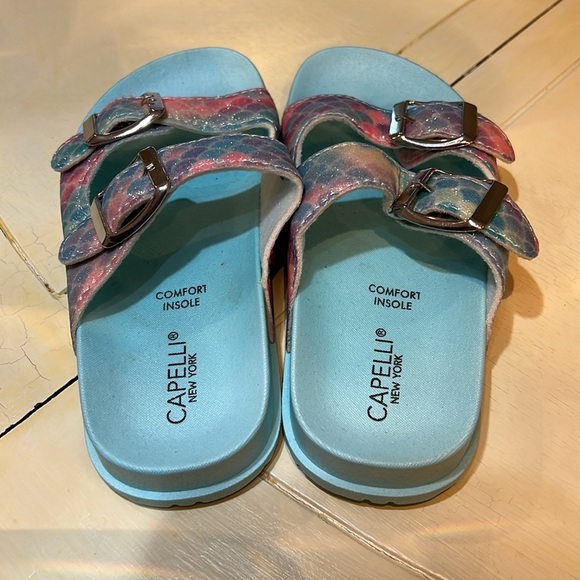 Kids Colorful Sandals by CAPELLI size 10/11 - Picture 2 of 3